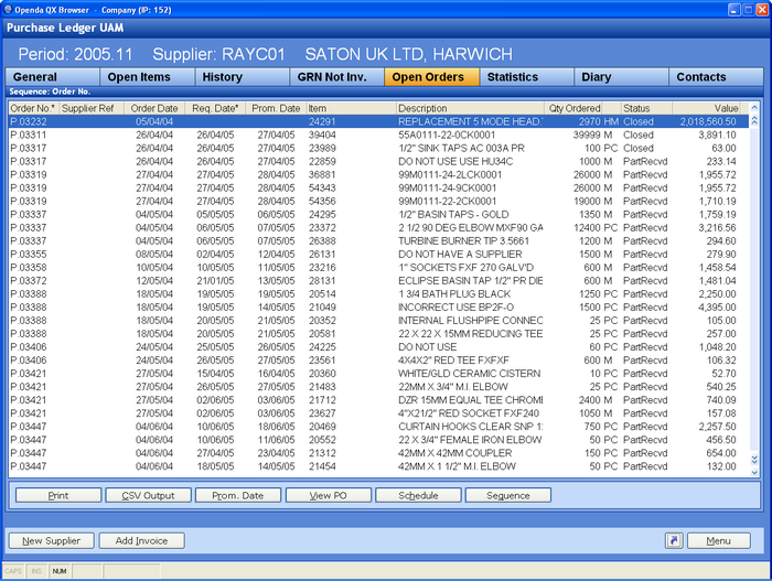 pl open orders